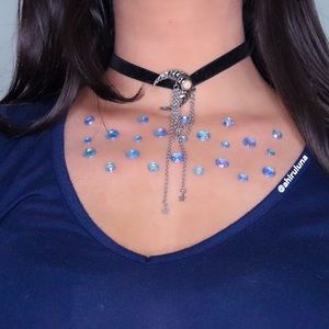Moon Choker w/ chain